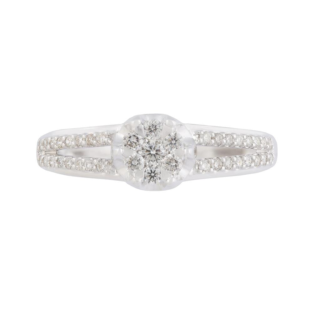 Cluster Diamond Ring