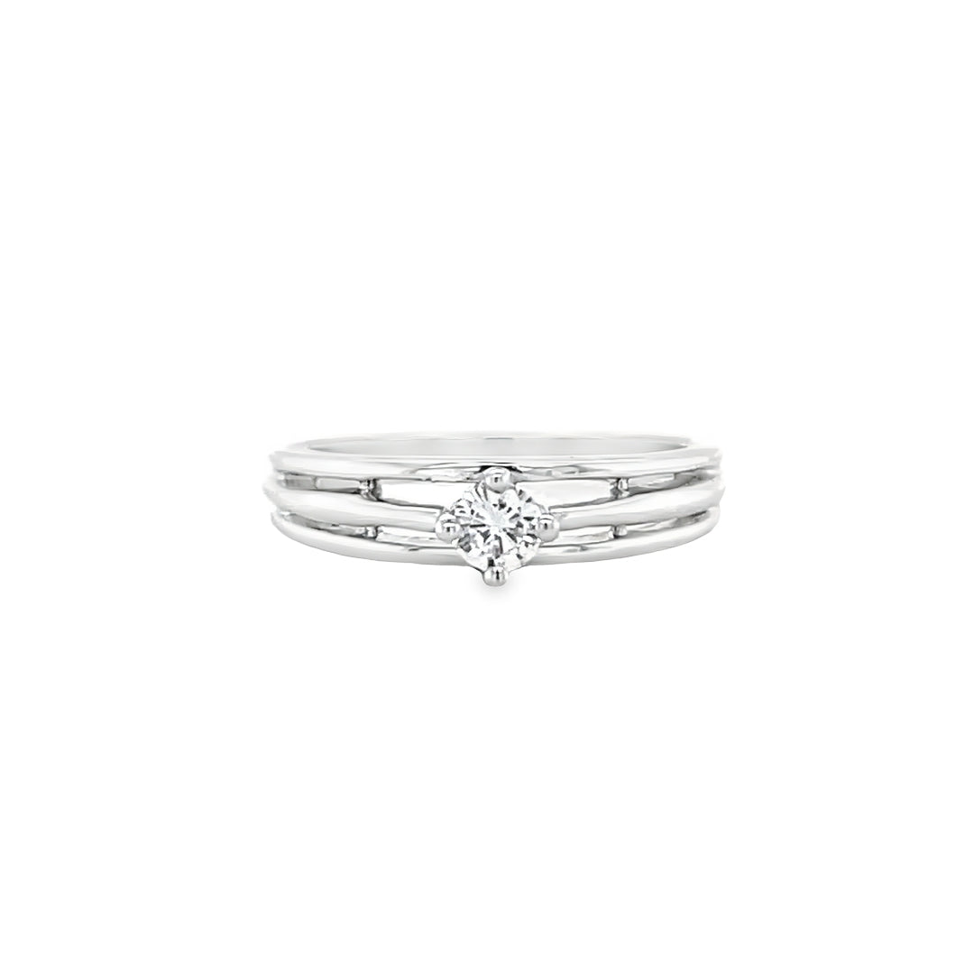 Solitaire Diamond Band