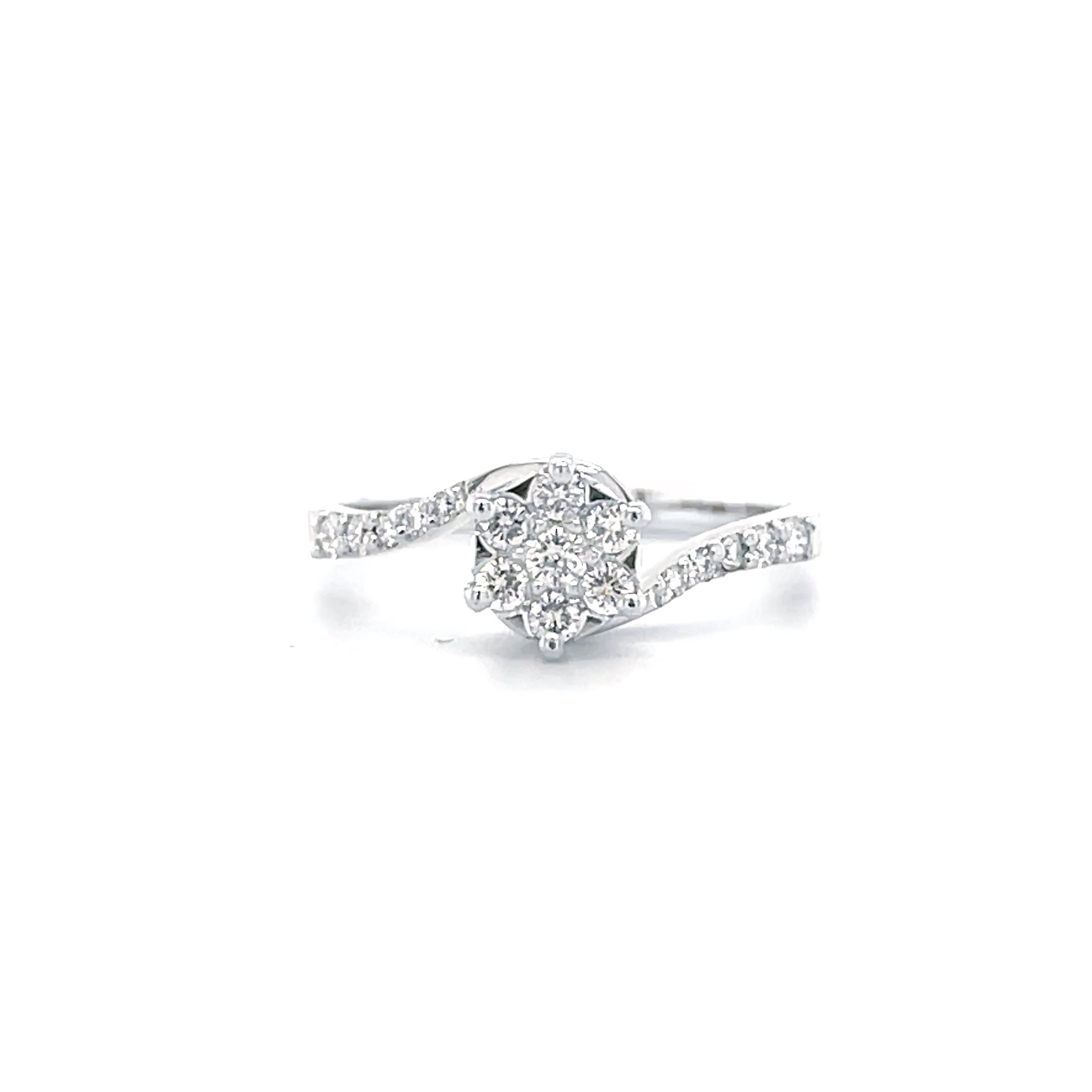Cluster Setting Diamond Ring