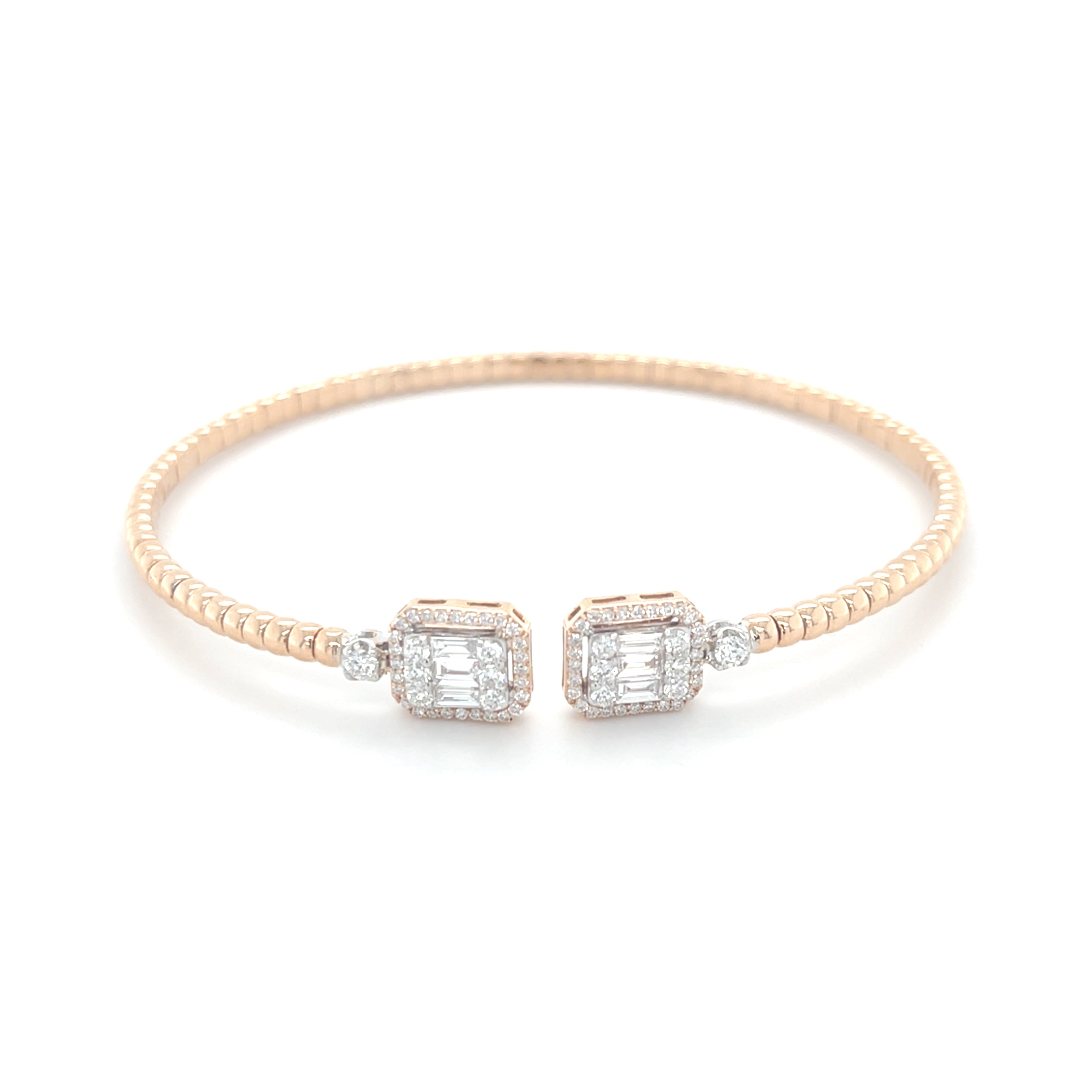 Rose Gold Diamond Band