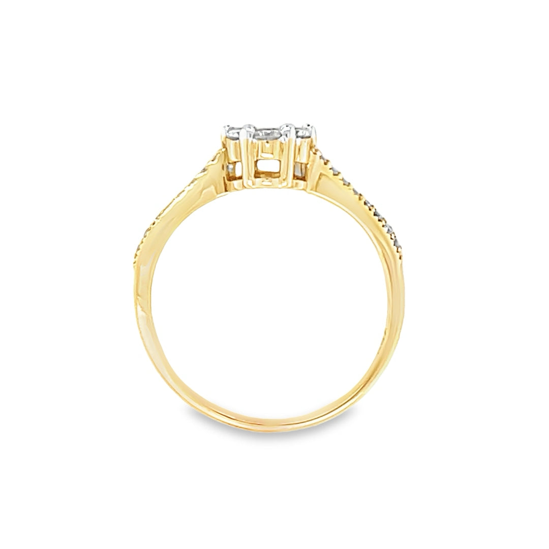 Illusion Diamond Ring