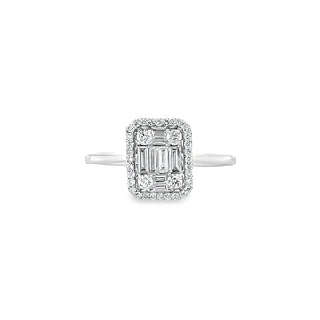 Simple Baguette Diamond Ring