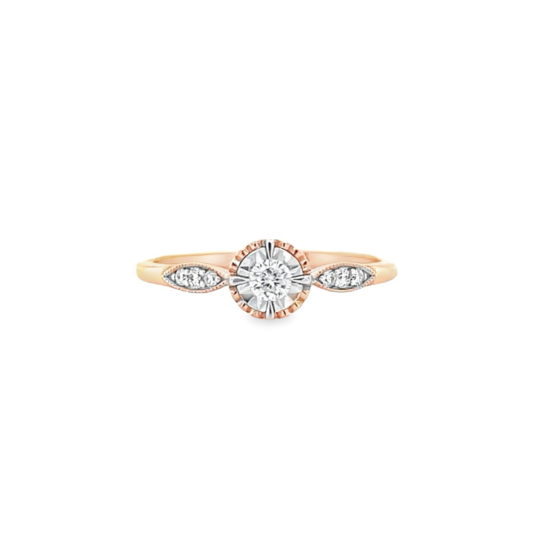Rose Gold Diamond Ring