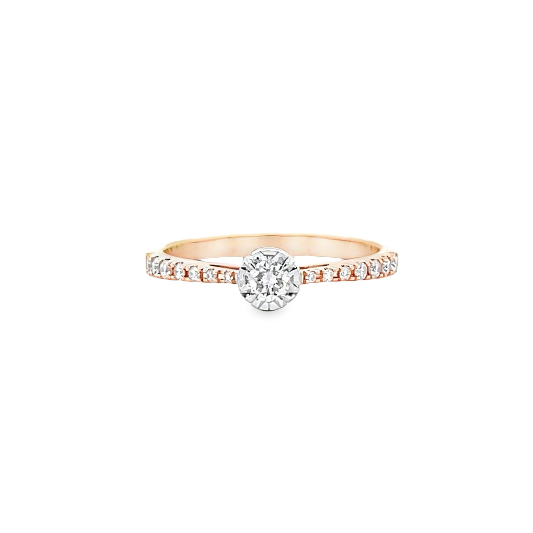 Rose Gold Diamond Ring