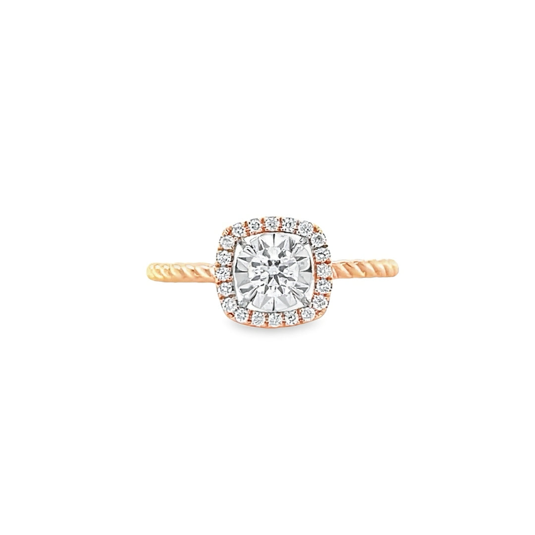 Rose Gold Diamond Ring