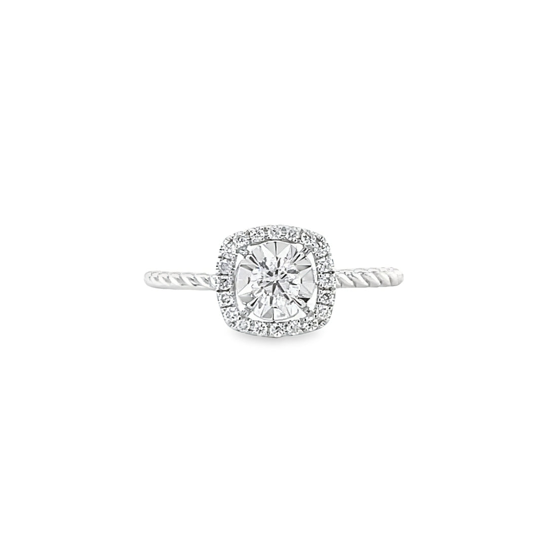 Classic Diamond Illusion Ring