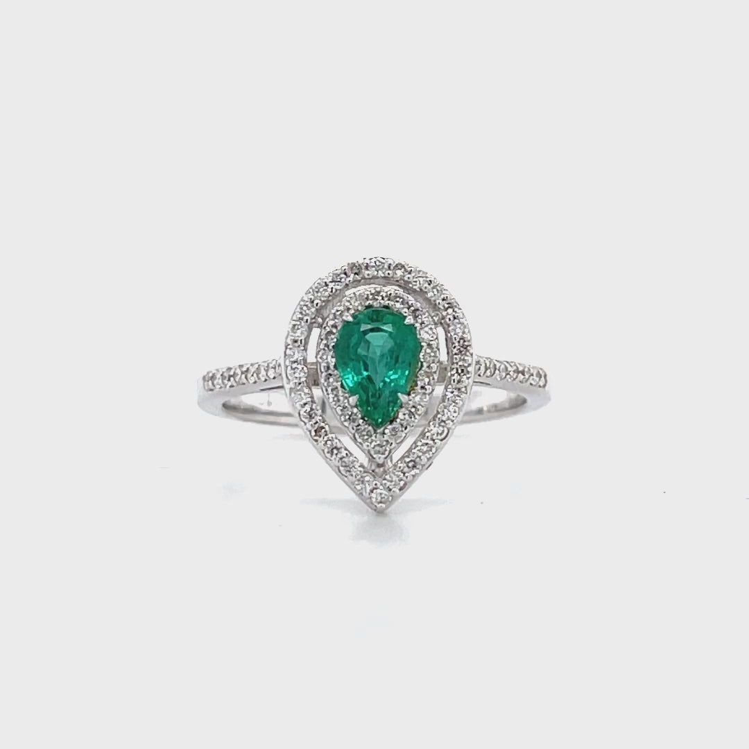 Diamond Emerald Ring