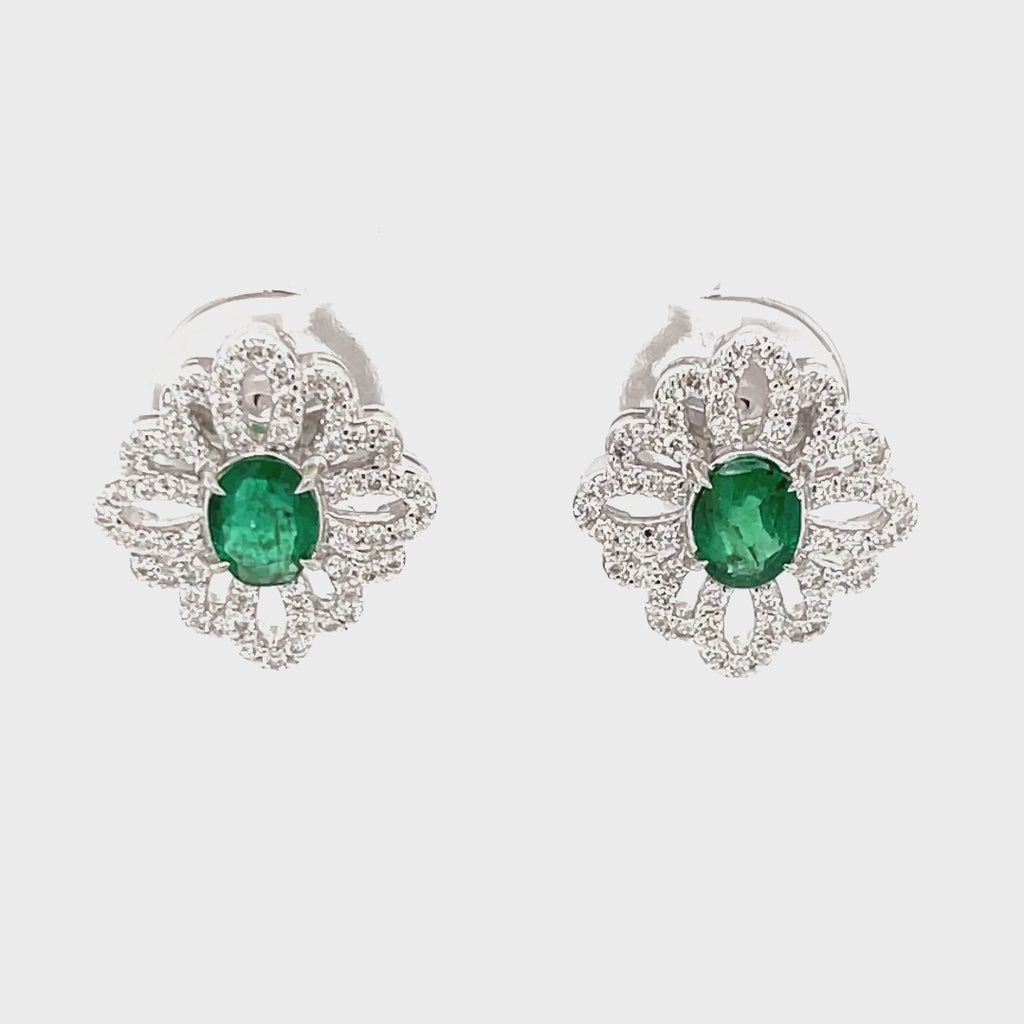 Gorgeous Emerald Diamond Tops