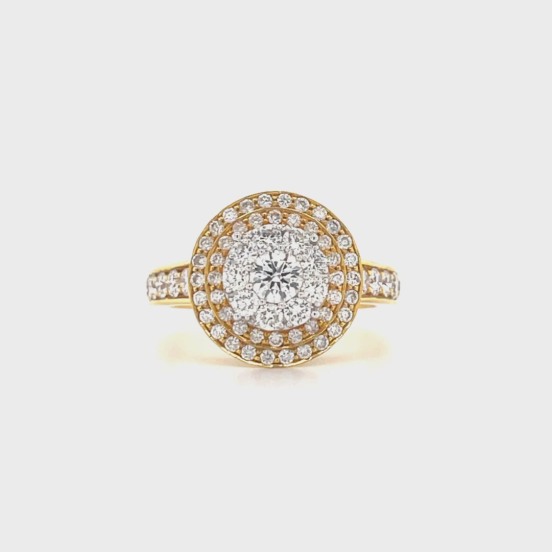 Majestic Diamond Illusion Ring