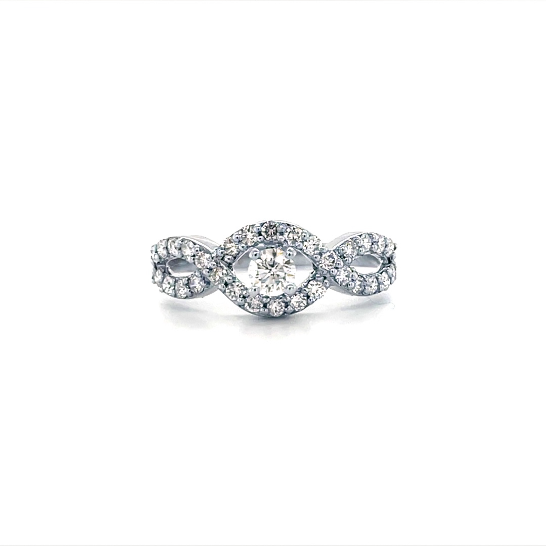 Solitaire Diamond Band