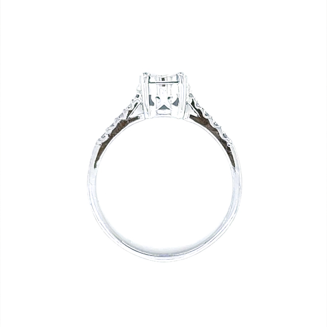 Solitaire Halo Diamond Ring