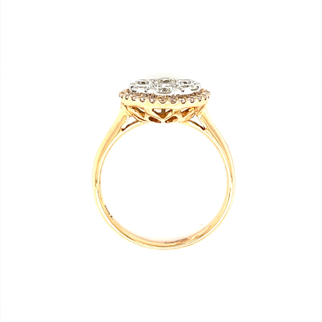 Diamond Solitaire Illusion Ring