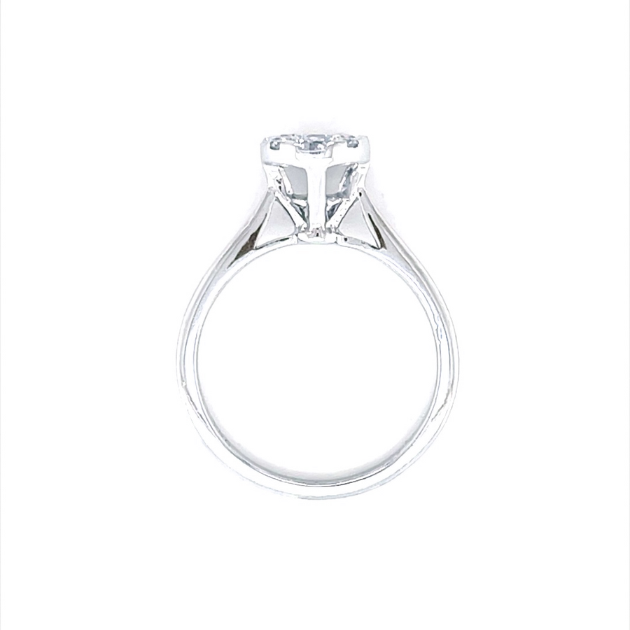 Solitaire Illusion Diamond Ring