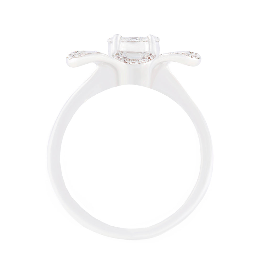 Floral Diamond Ring