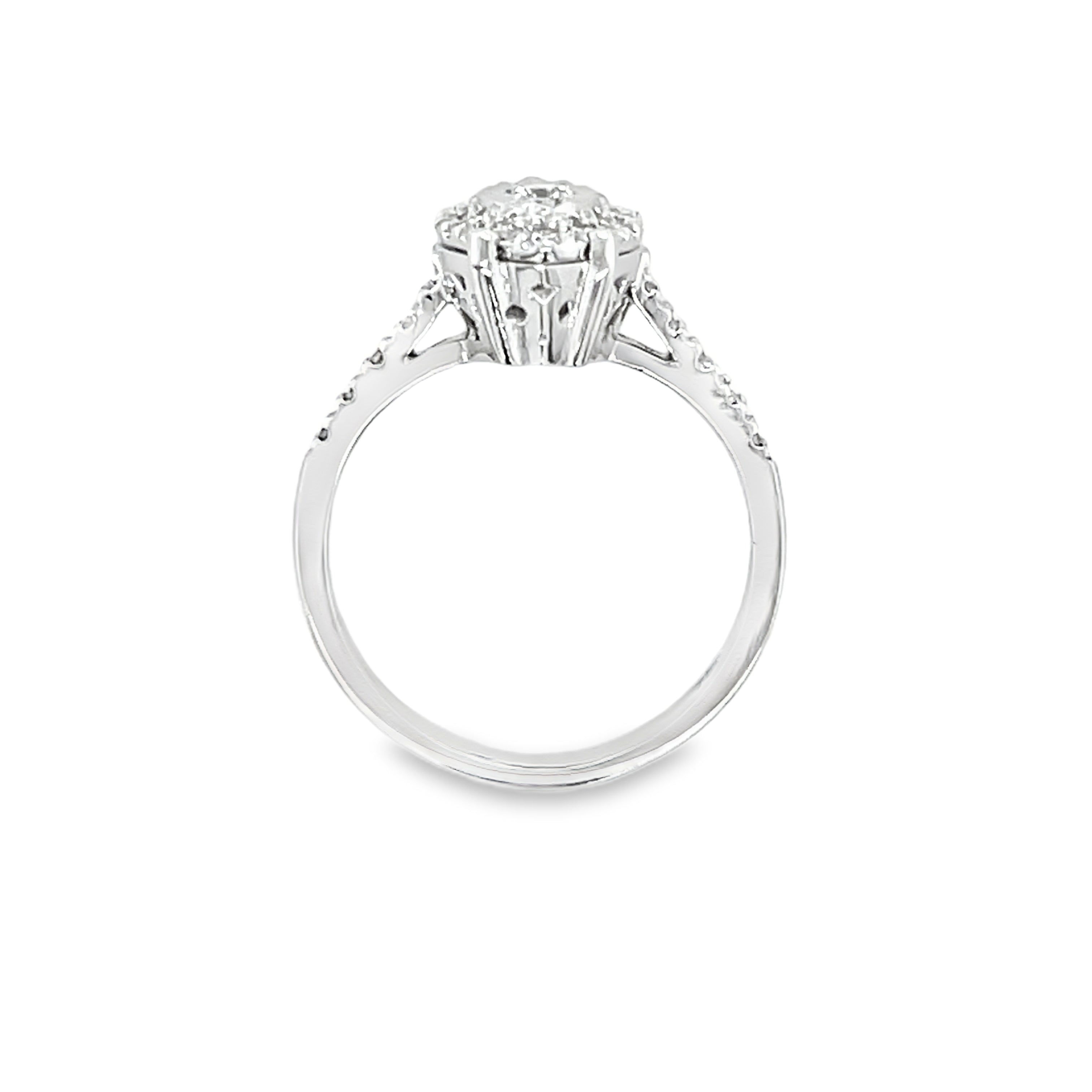 White Gold Diamond Ring