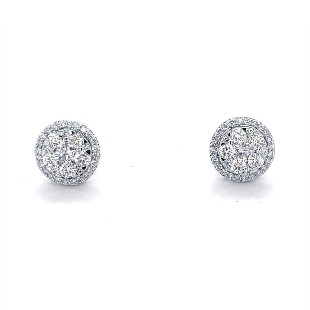 Illusion Solitaire Diamond Tops
