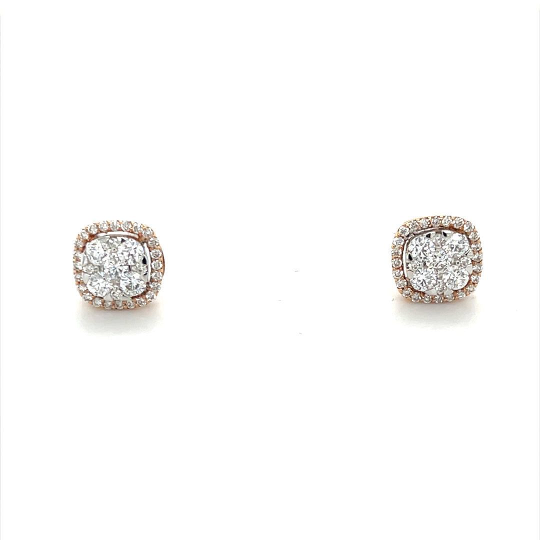 Cluster Diamond Halo Tops