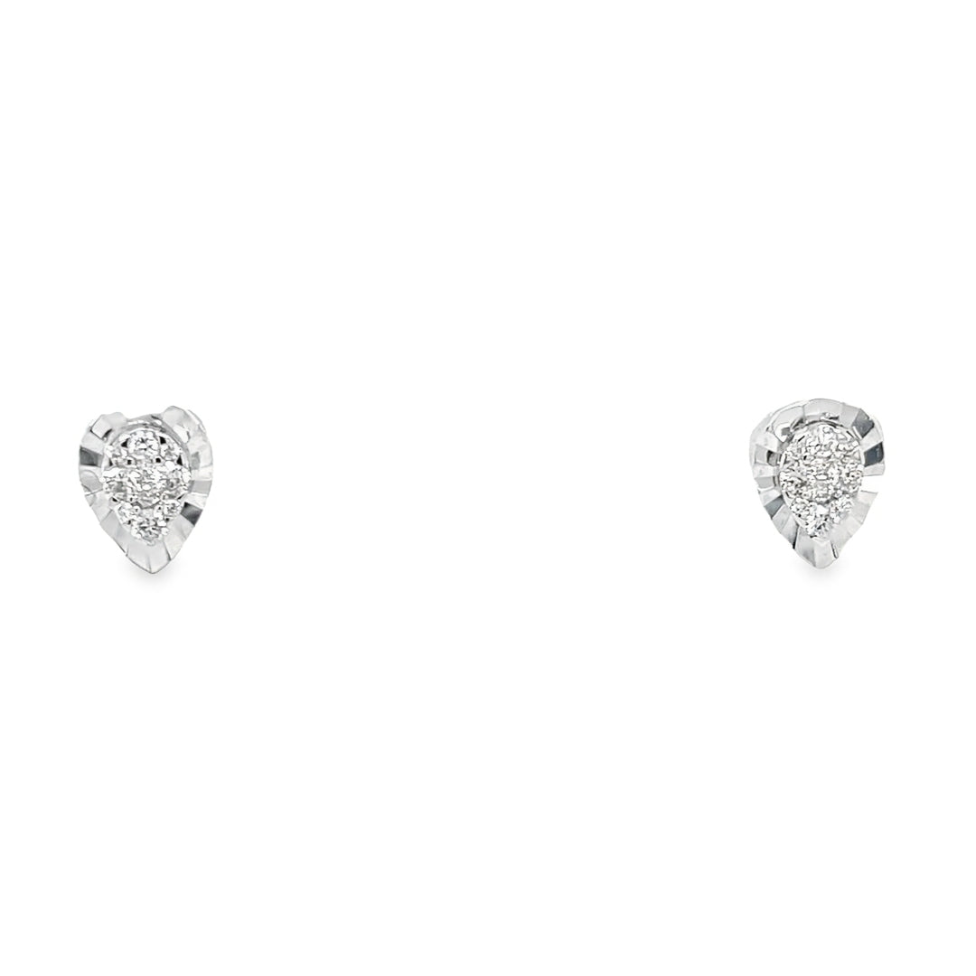 Pear Diamond Studs