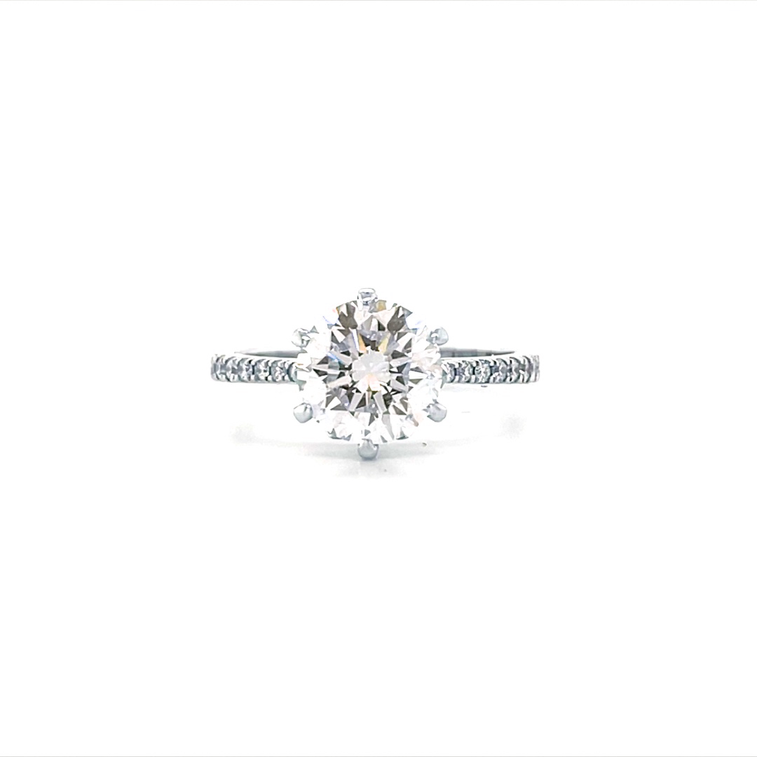 2 Carat Solitaire Diamond Ring