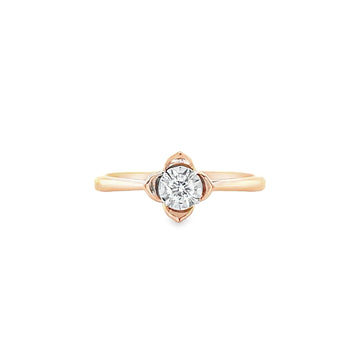 Gorgeous Rose Gold Diamond Ring
