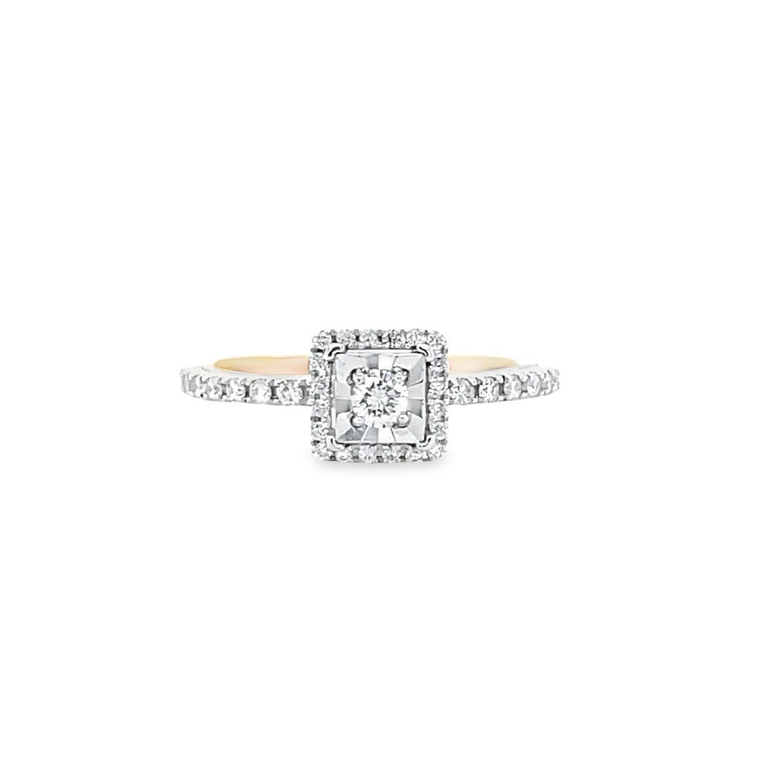 Square Diamond Ring