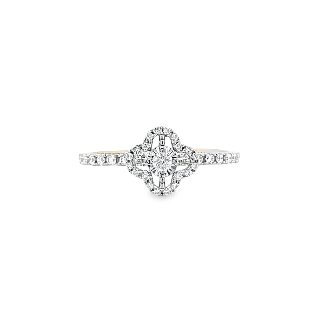 Floral Diamond Ring
