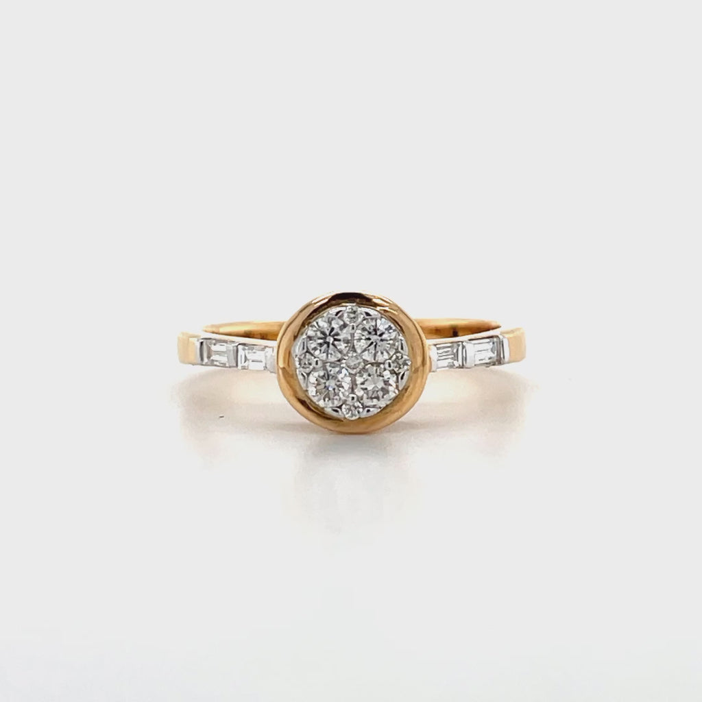 Gorgeous Cluster Diamond Ring