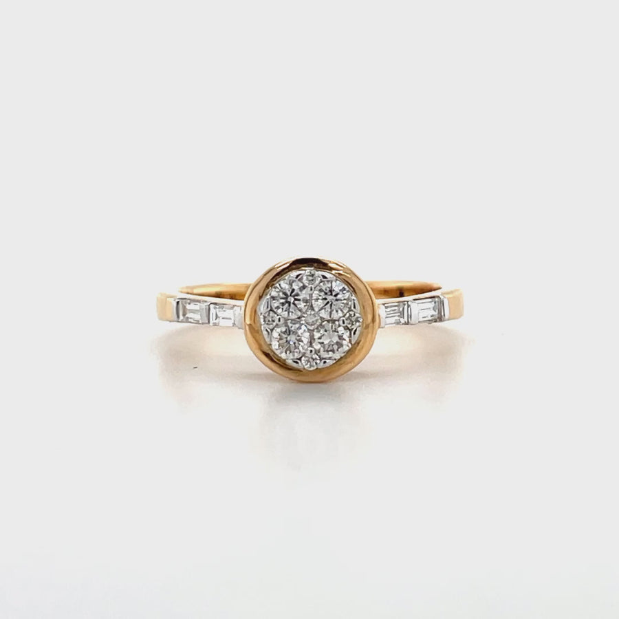 Gorgeous Cluster Diamond Ring