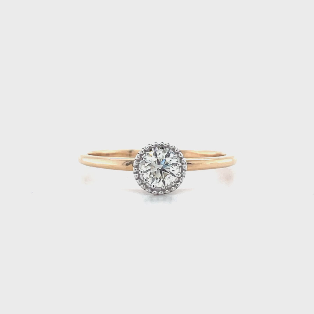 Rose Gold Diamond Ring