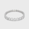 Gorgeous Tapered Baguette Diamond Bangle