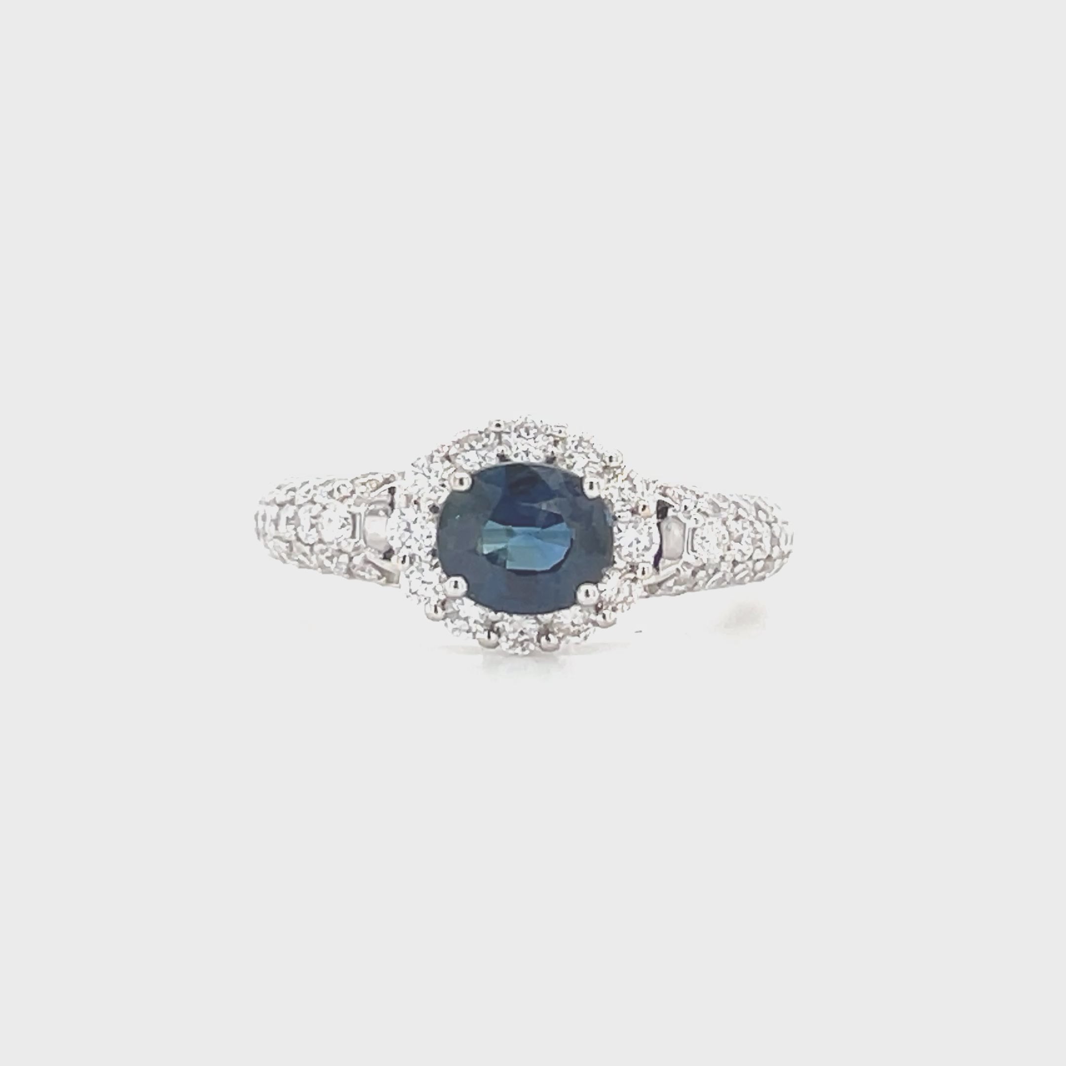 Gemstone Diamond Ring