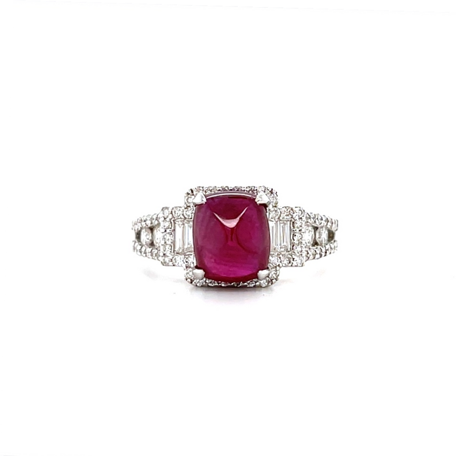 Diamond Ruby Ring