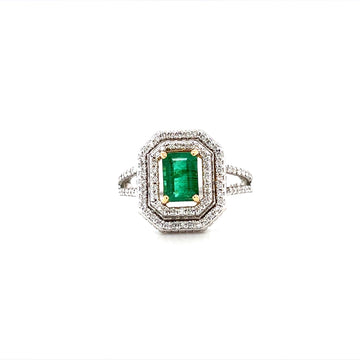 Emerald Diamond Ring