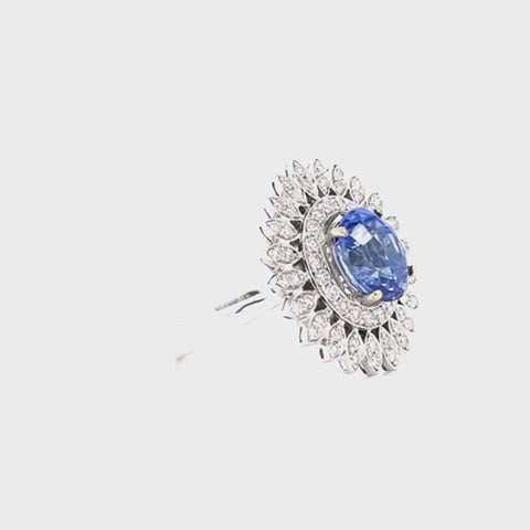 Gemstone And Diamond Rings