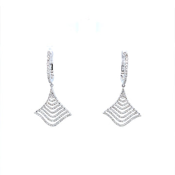 Dangling Diamond Earrings