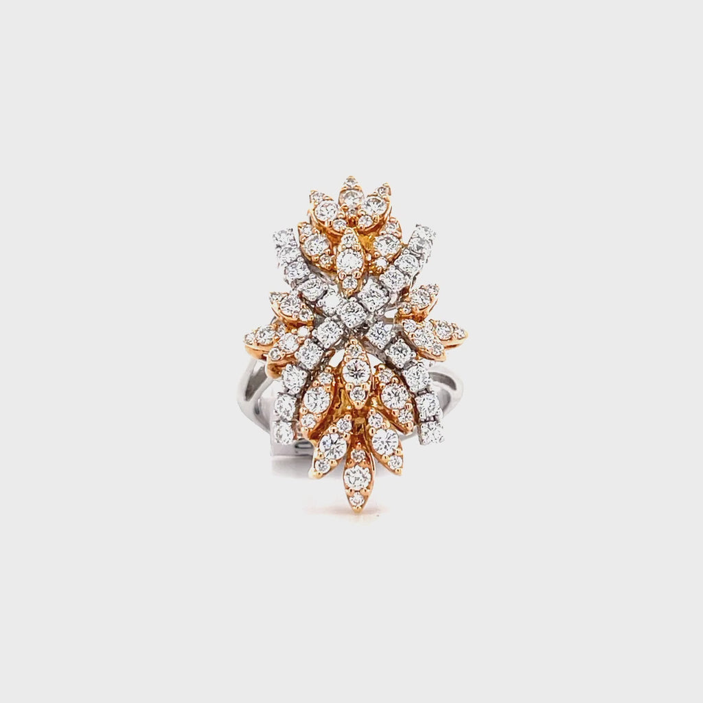 Floral Diamond Ring