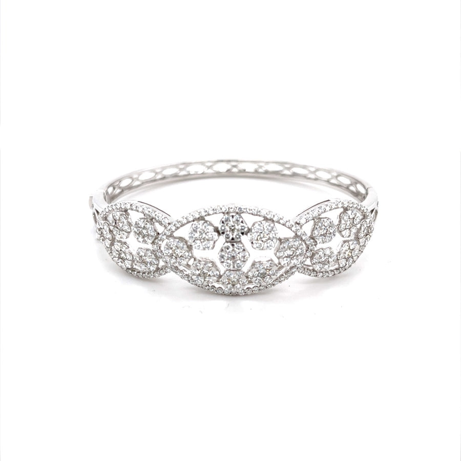 Cluster Diamond Bangle