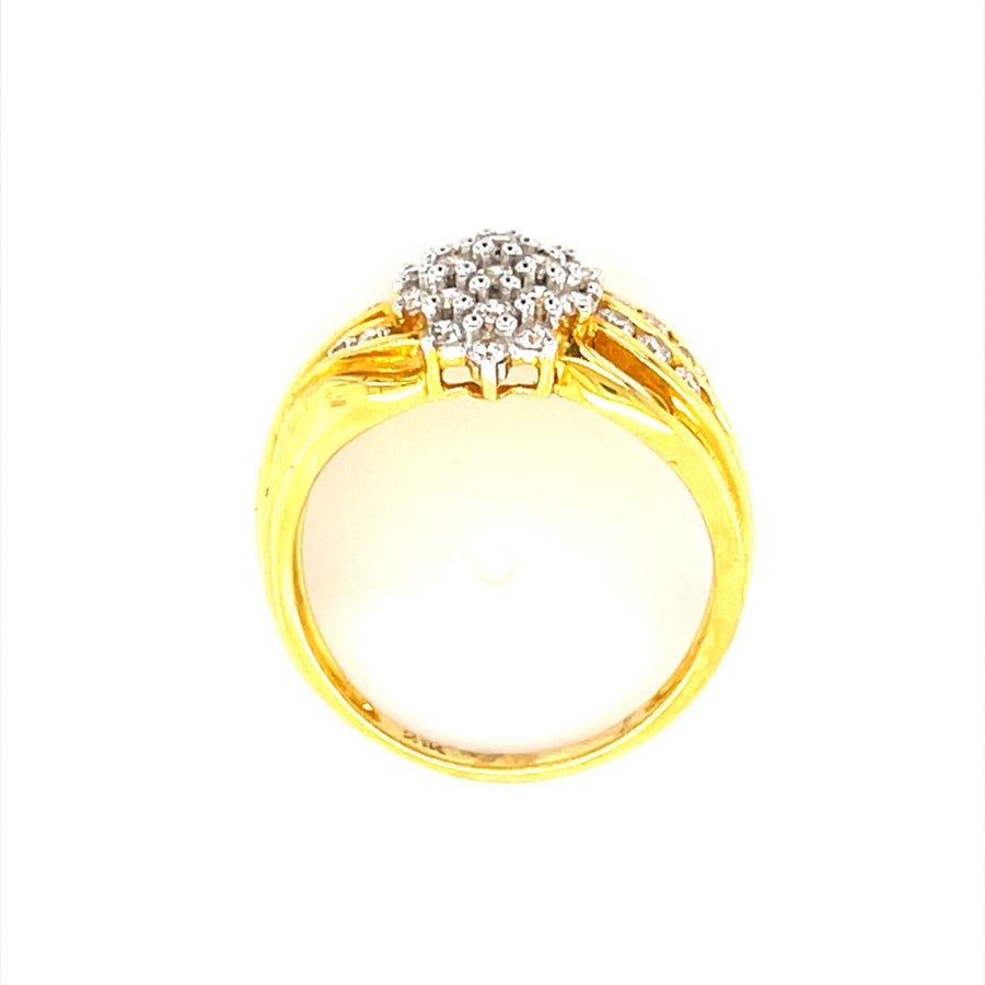 Rich Gold Diamond Ring