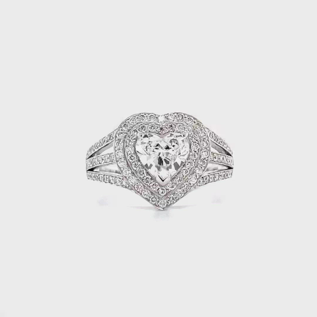 Heart Diamond Ring