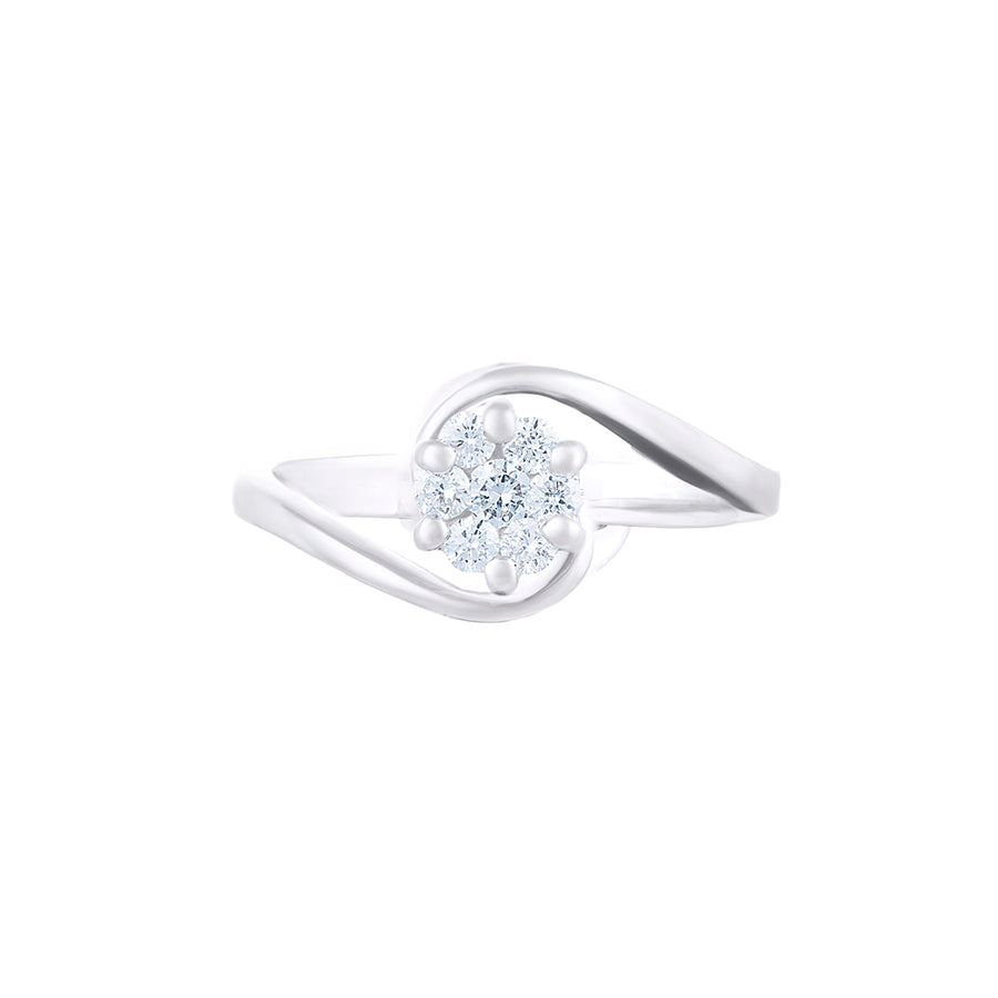 STYLISH ILLUSION SETTING RING 