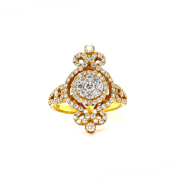 Diamond Ring In Yellow Gold