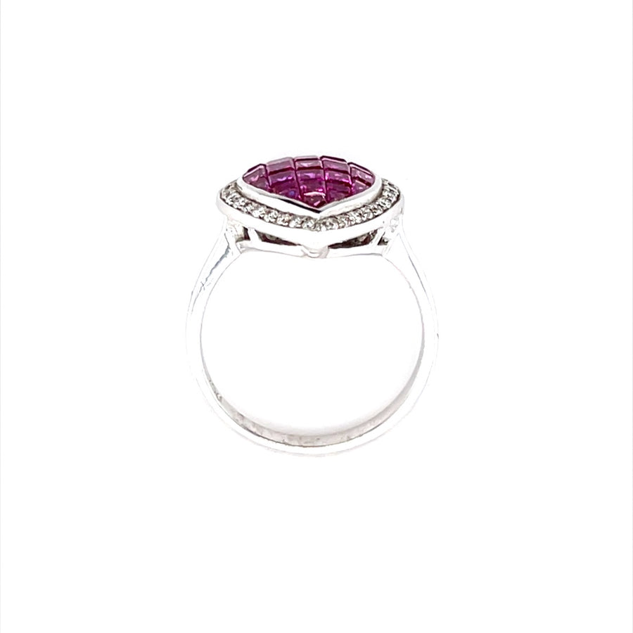 Diamond Ruby Ring