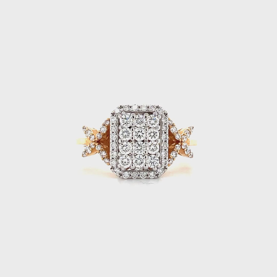 Gorgeous Rose Gold Diamond Ring
