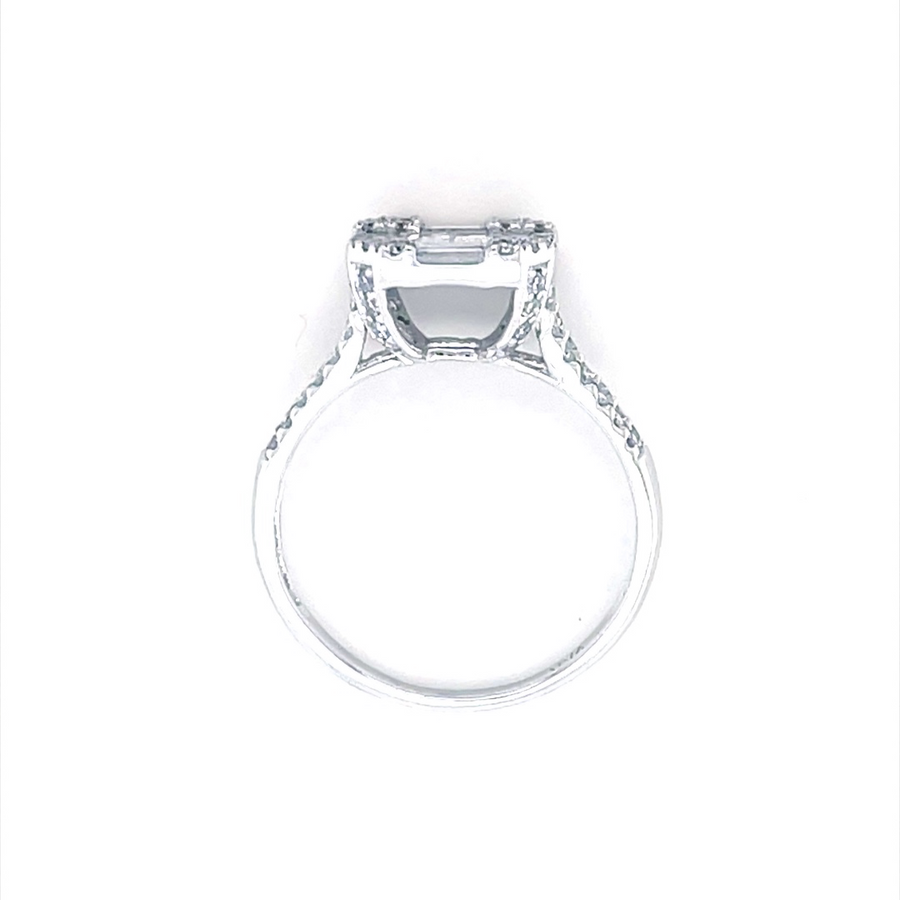 Tapered Baguette Diamond Ring