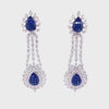 Diamond Sapphire Earrings