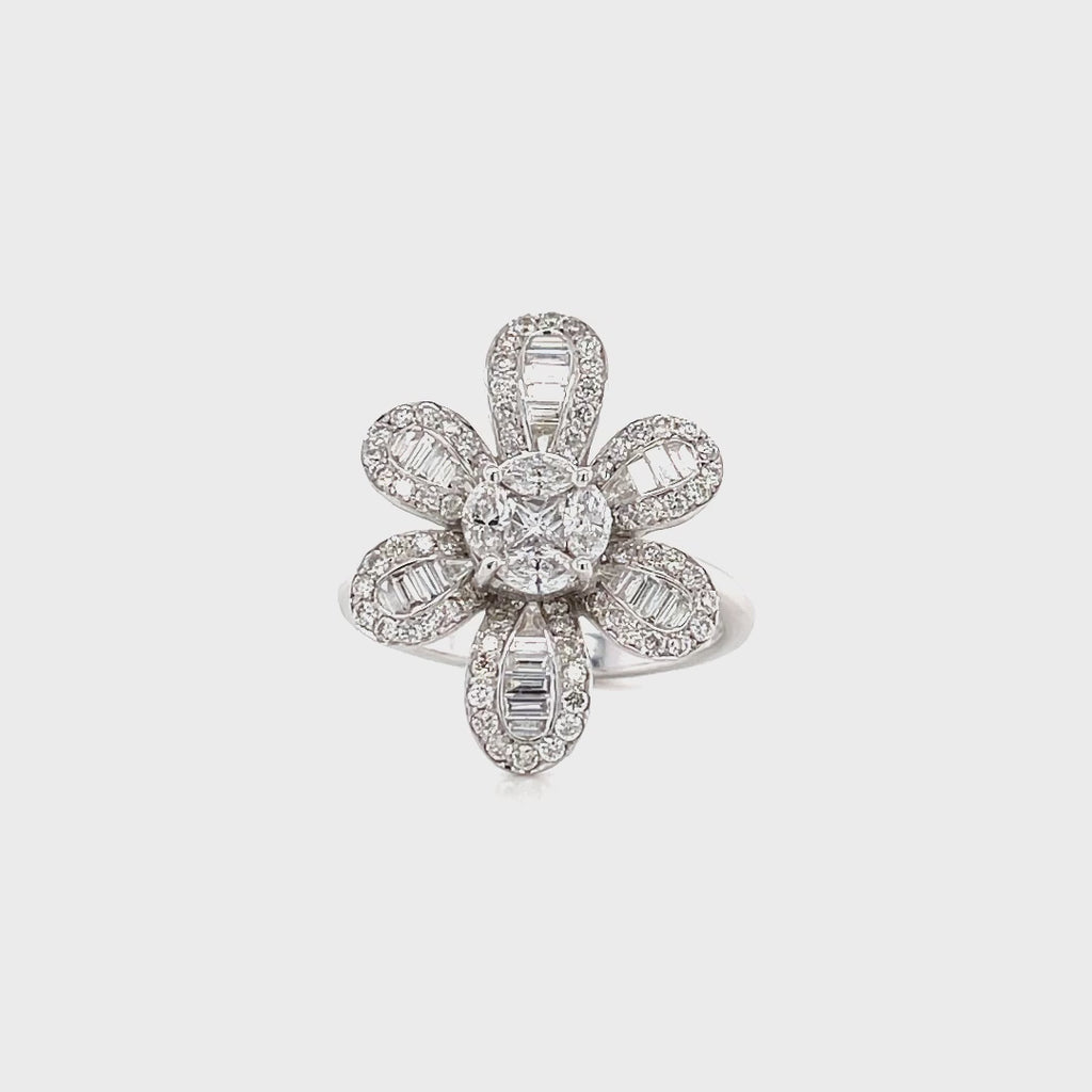 White Gold Diamond Ring