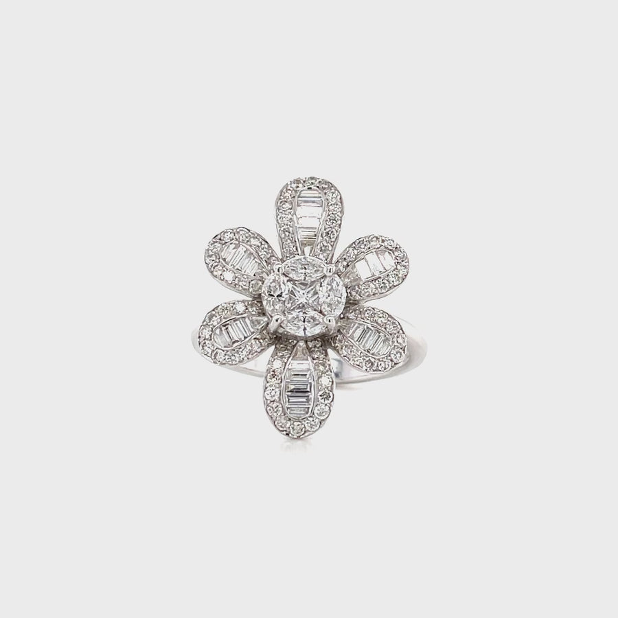 White Gold Diamond Ring