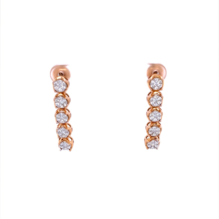 Illusion Diamond Earrings