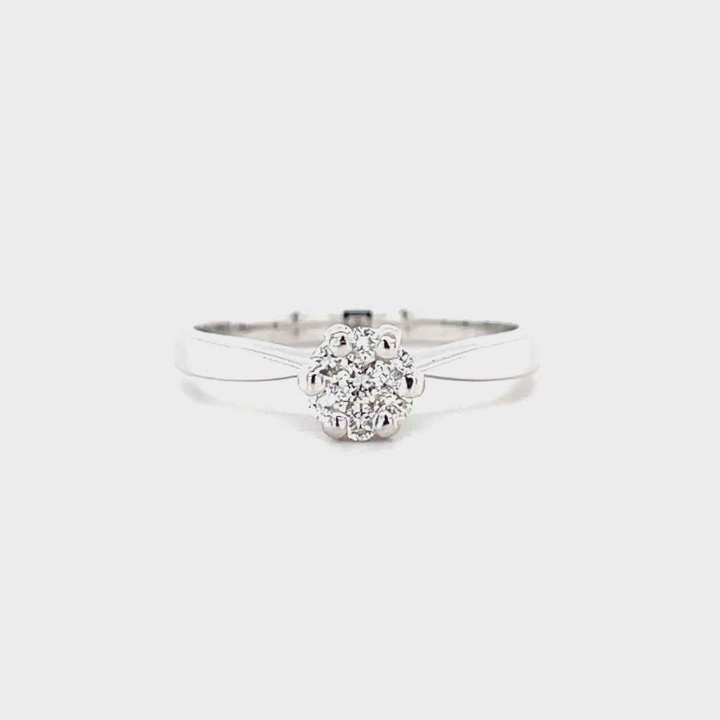 Cluster Diamond Ring