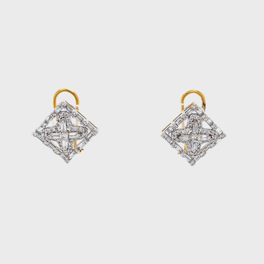 Diamond Earrings-SQR2
